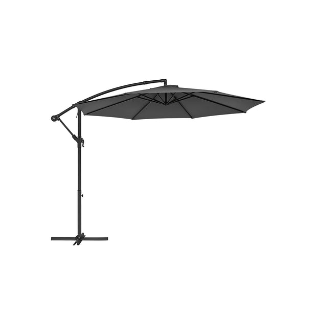 Parasol - mit Kurbel - zum Öffnen und Schließen