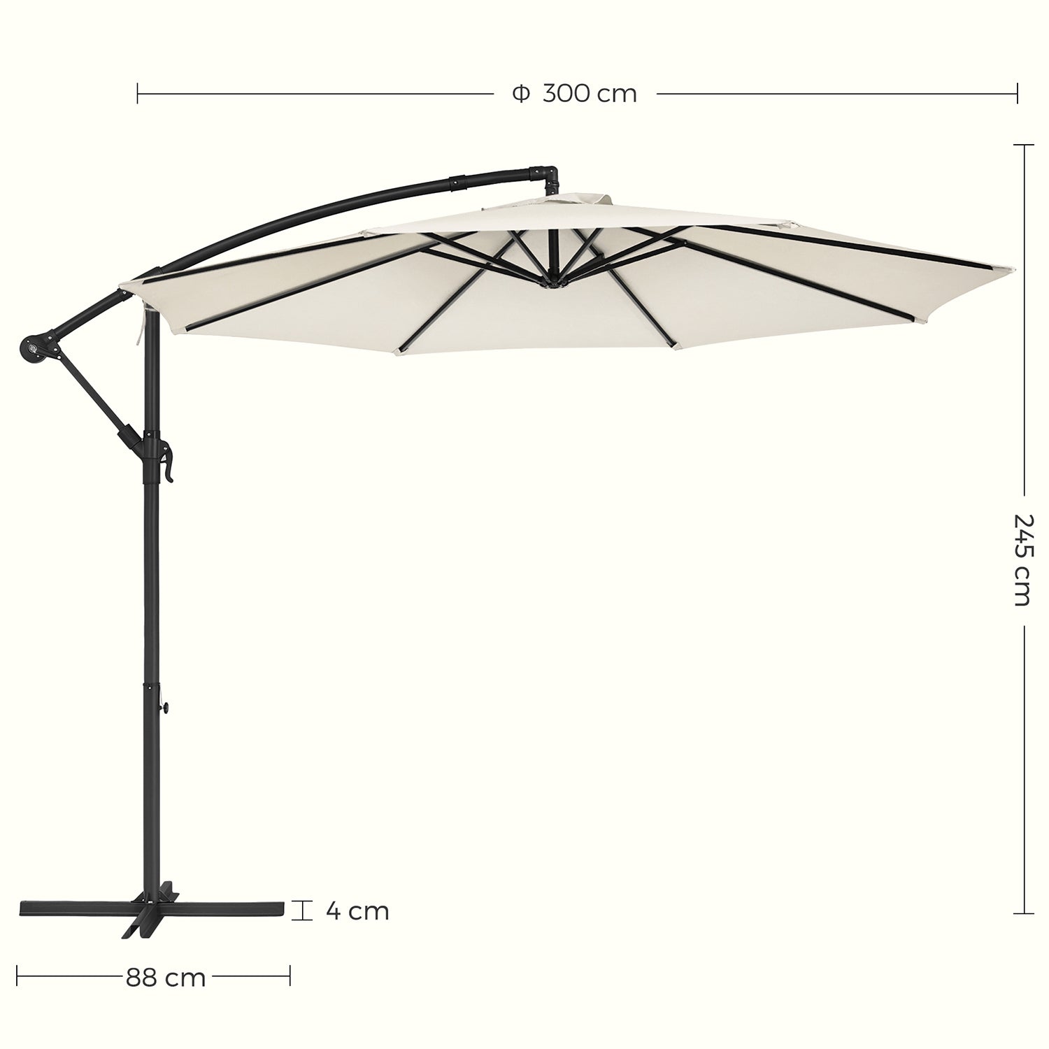 Parasol-mit UV-Schutz bis bis zu 50+