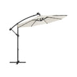 Parasol auf Sonnenenergie mit LED-Beleuchtungs-Modern-Design