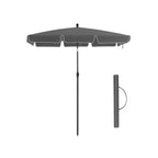 Parasol 200 x 125 cm faltbar und in der Höhe einstellbar