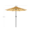Parasol - Ø 300 cm - Taupe