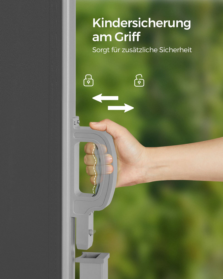 Seitendach - 200 × 300 cm - Anthrazit