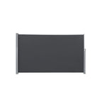 Seitendach - erweiterbare Markise - Schutzansicht - 200 x 400 cm - Schwarz