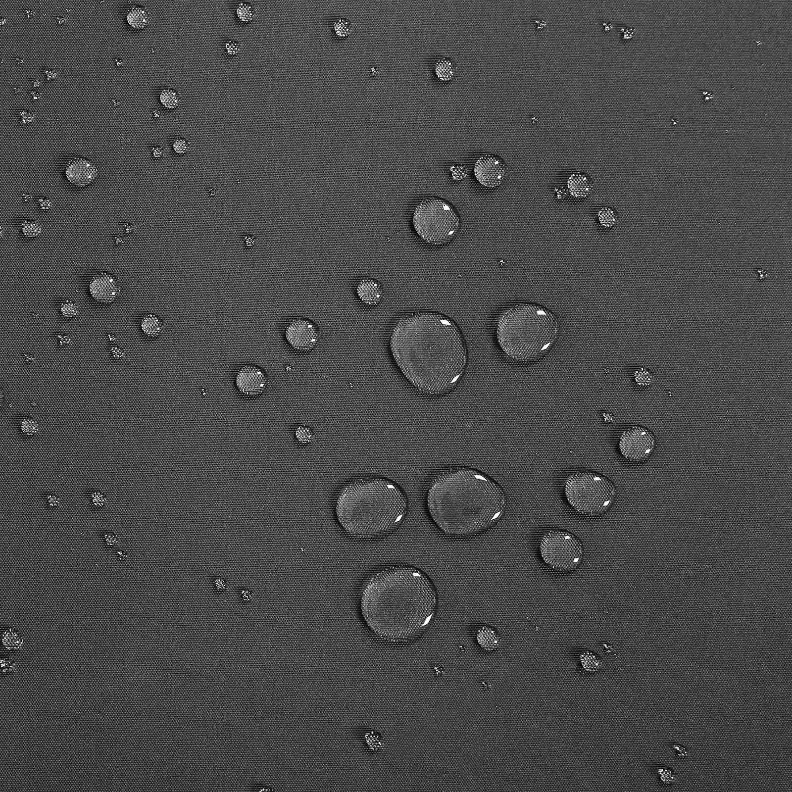 Seitendach - erweiterbare Markise - Schutzansicht - 200 x 400 cm - Schwarz