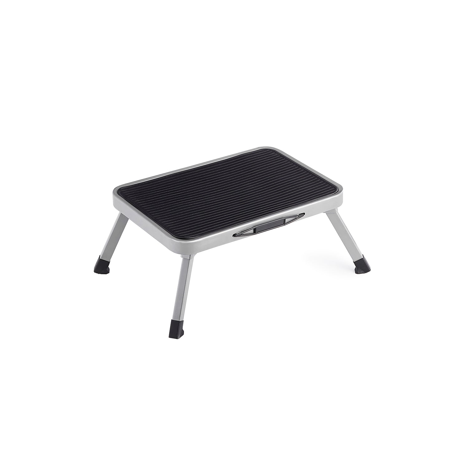 Faltbare Treppe - mit Nicht -Slip -Matte - bis zu 150 kg - weiß