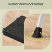 Opvouwbare Trapladder - 2 Treden - Staal - Draagvermogen tot 150 kg - Wit