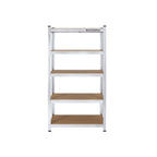Lagerregal - Metallschrank - 875 kg Lagerkapazität - 180 x 90 x 40 cm - Silber