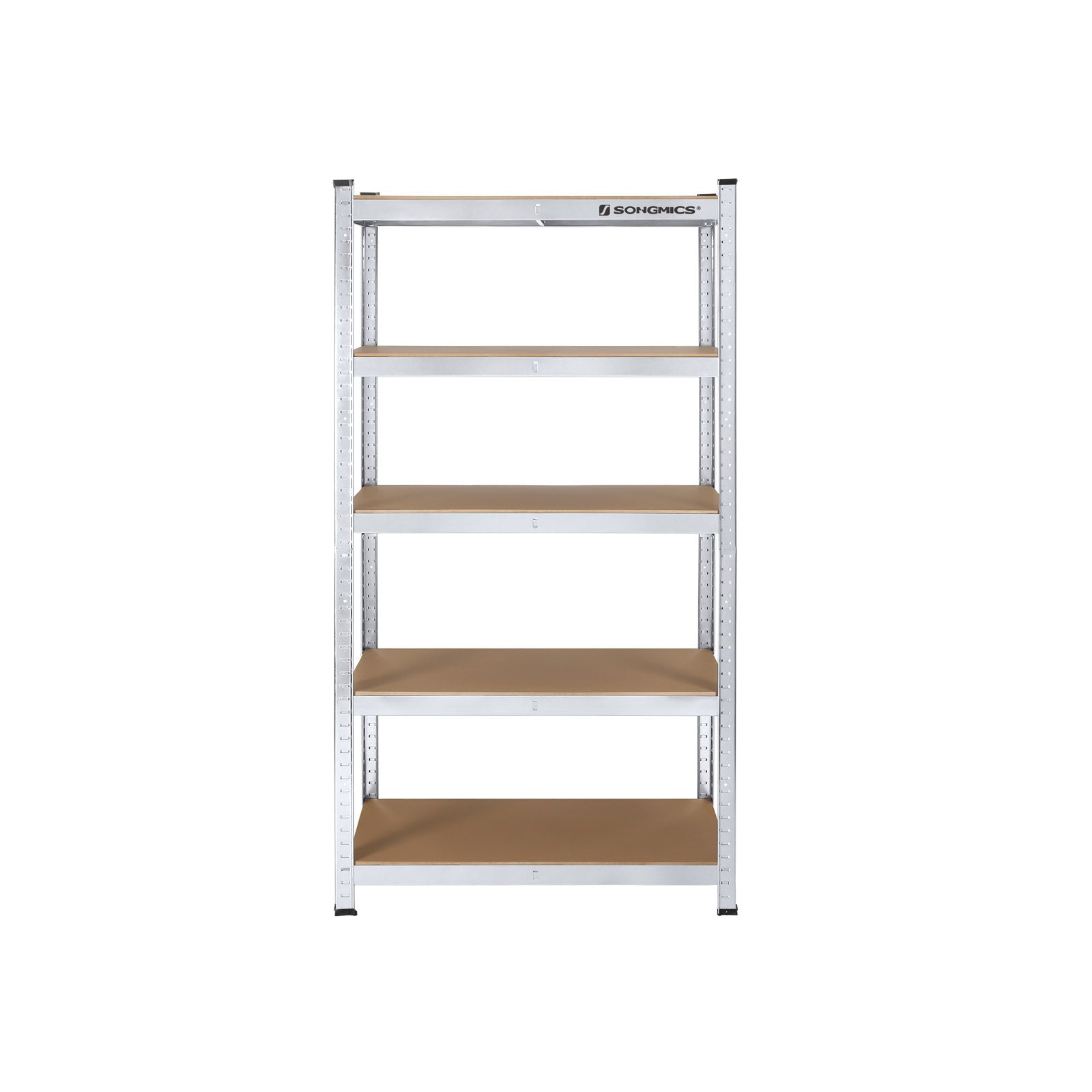 Lagerregal - Metallschrank - 875 kg Lagerkapazität - 180 x 90 x 40 cm - Silber