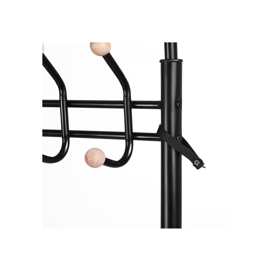 Kleiderregal - mit Schuhregal und Sofa - schwarz