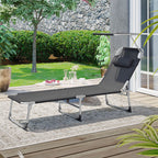 Gartensitz - mit Kopfstütze und Sonnenvisier