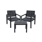 Gartenmöbel Set-3-T-Black