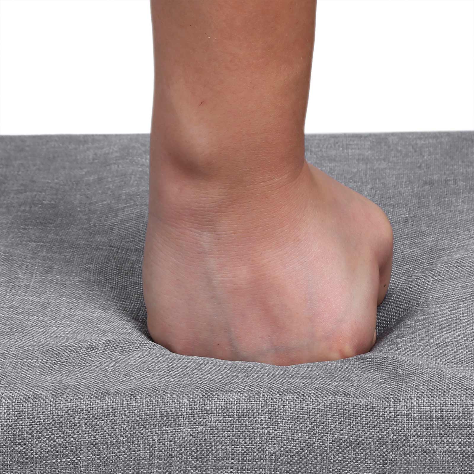 Schuhbank - 10 Fächer - Sofa - Weiß