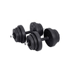 Halfterset - Hanteln - 20 kg Gesamt - Schwarz