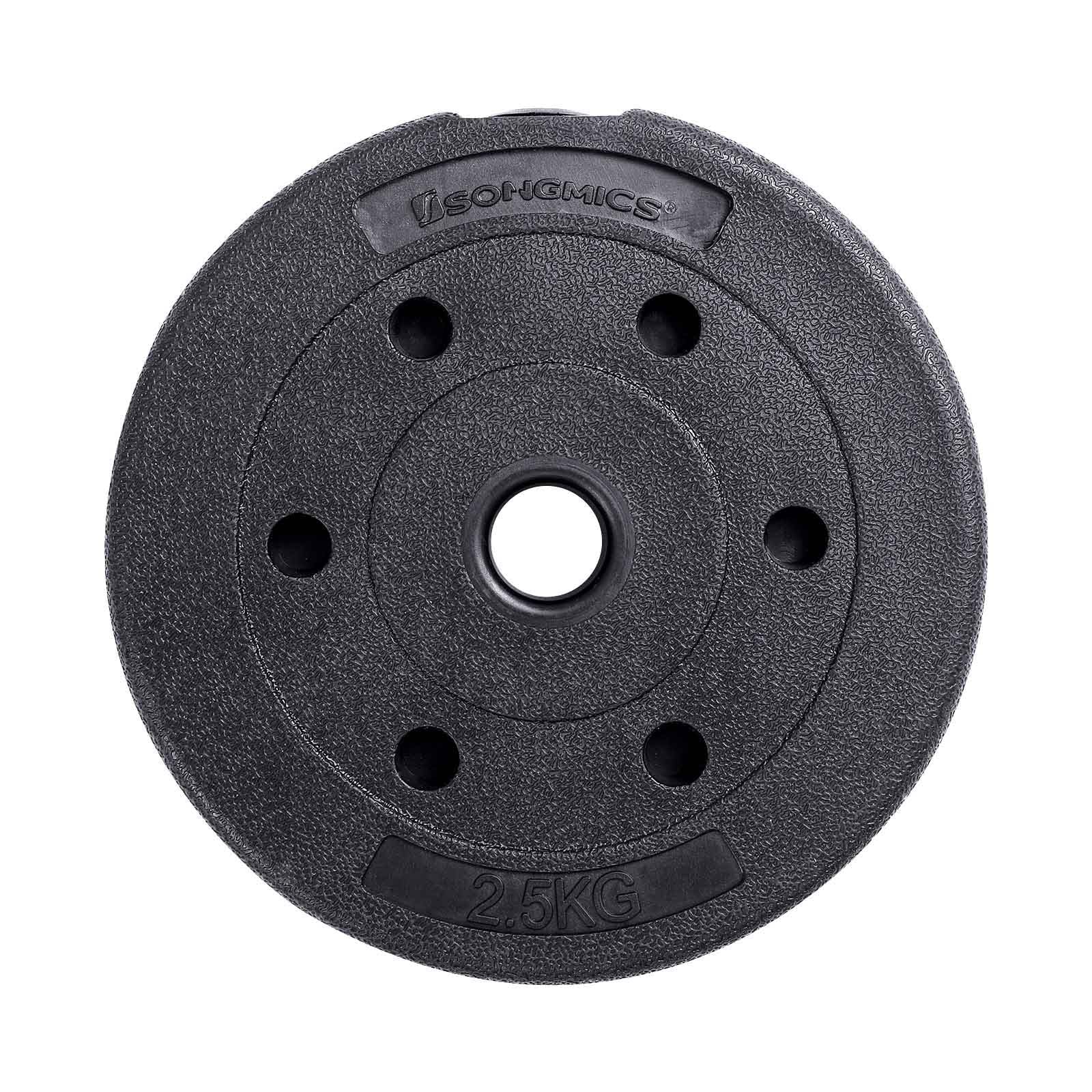 Halfterset - Hanteln - 20 kg Gesamt - Schwarz