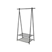 Kleidungsständer - mit Schuhregal - Metall - Schwarz