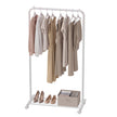 Kledingrek - Met Ophangstang en Legplanken - Wit - 40,6 x 74 x 158,3 cm