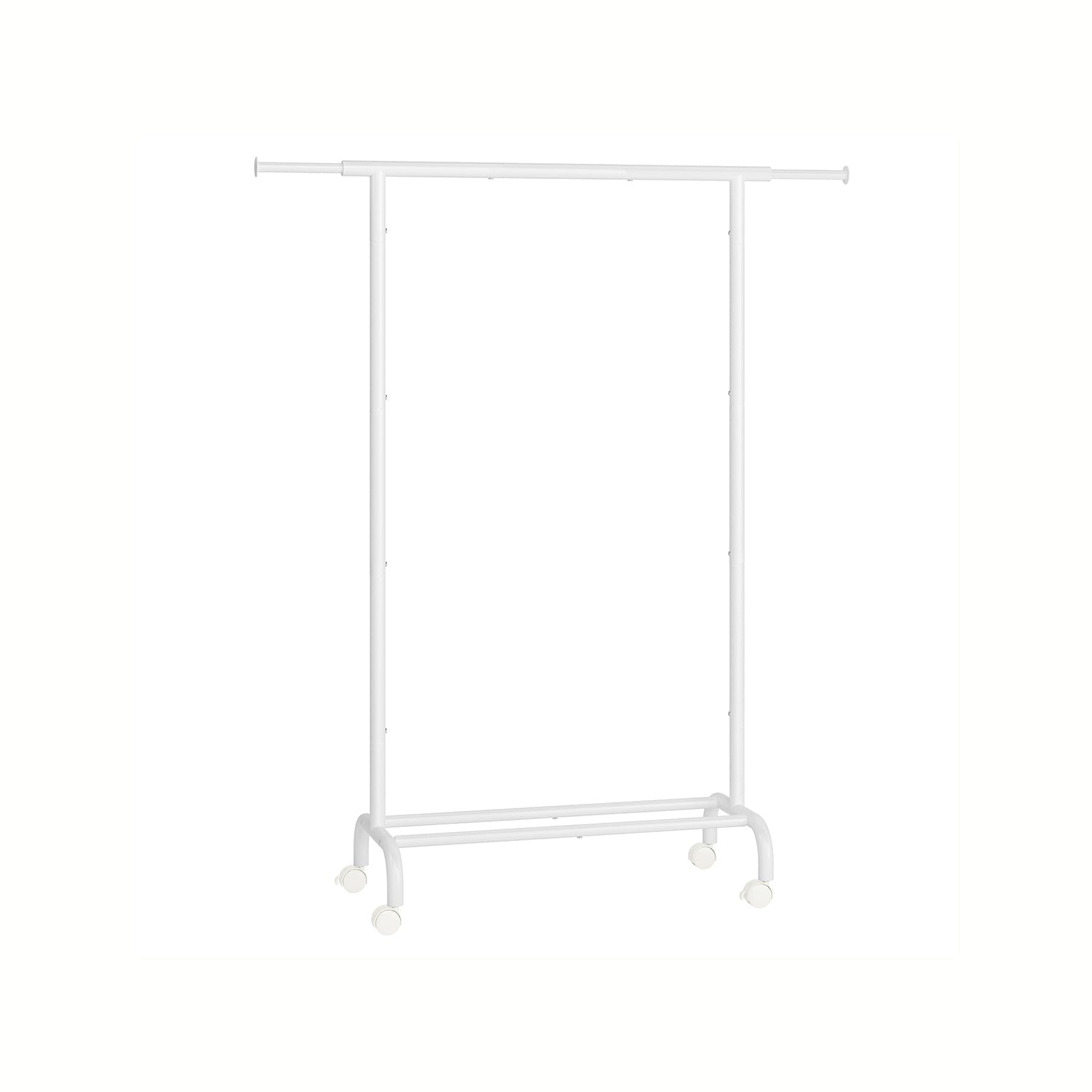 Kleidungsständer auf Rädern mit einer Ladung von bis zu 45 kg, Tinte schwarz