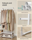 Kleidungsständer mit 5 Regalen und Stahlrahmen Wollwoll
