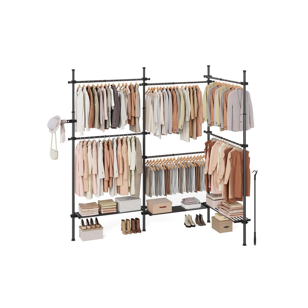 Kleidungsständer - Decke hoch - 33,5 × (240–353) × (208–310) cm