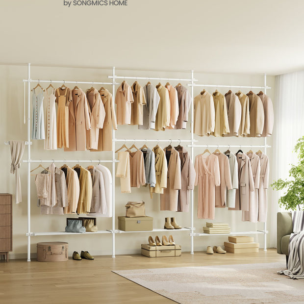 Kleidungsständer - Decke hoch - 33,5 × (240–353) × (208–310) cm