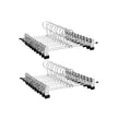 Bekleidungsbügel - Hosenbügel - Metall - Anti -Slip - Set von 20