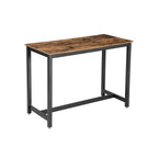 Bar Tisch - Küchentisch - Industrielles Design - Braun/Schwarz