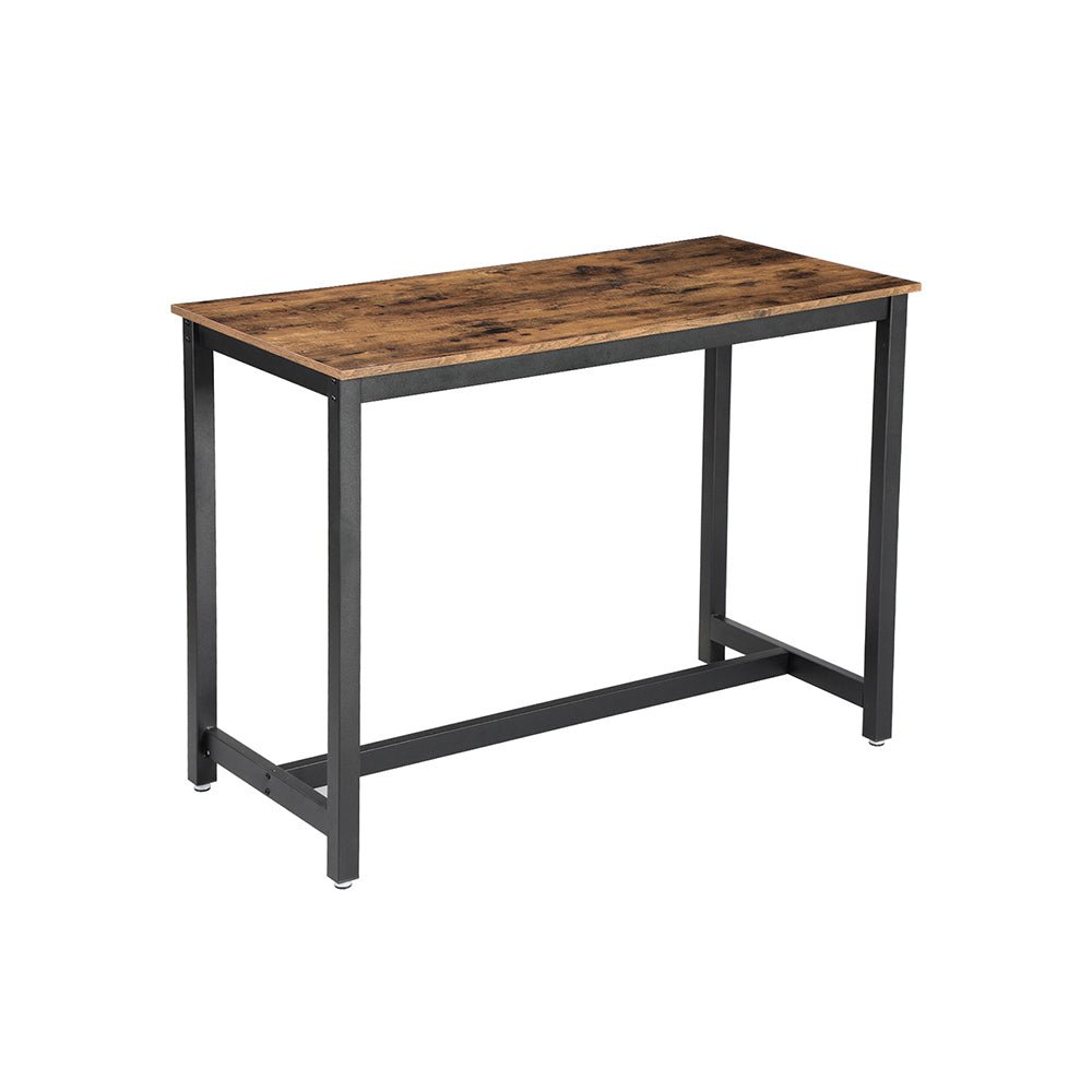 Bar Tisch - Küchentisch - Industrielles Design - Braun/Schwarz