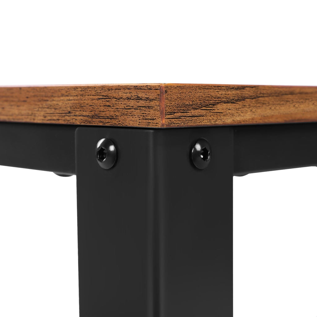 Couchtisch-Lebensraum Tisch-Seite Tisch-TV-Möbel-Vintage-Braun/Schwarz