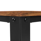 Couchtisch-Lebensraum Tisch-Seite Tisch-TV-Möbel-Vintage-Braun/Schwarz
