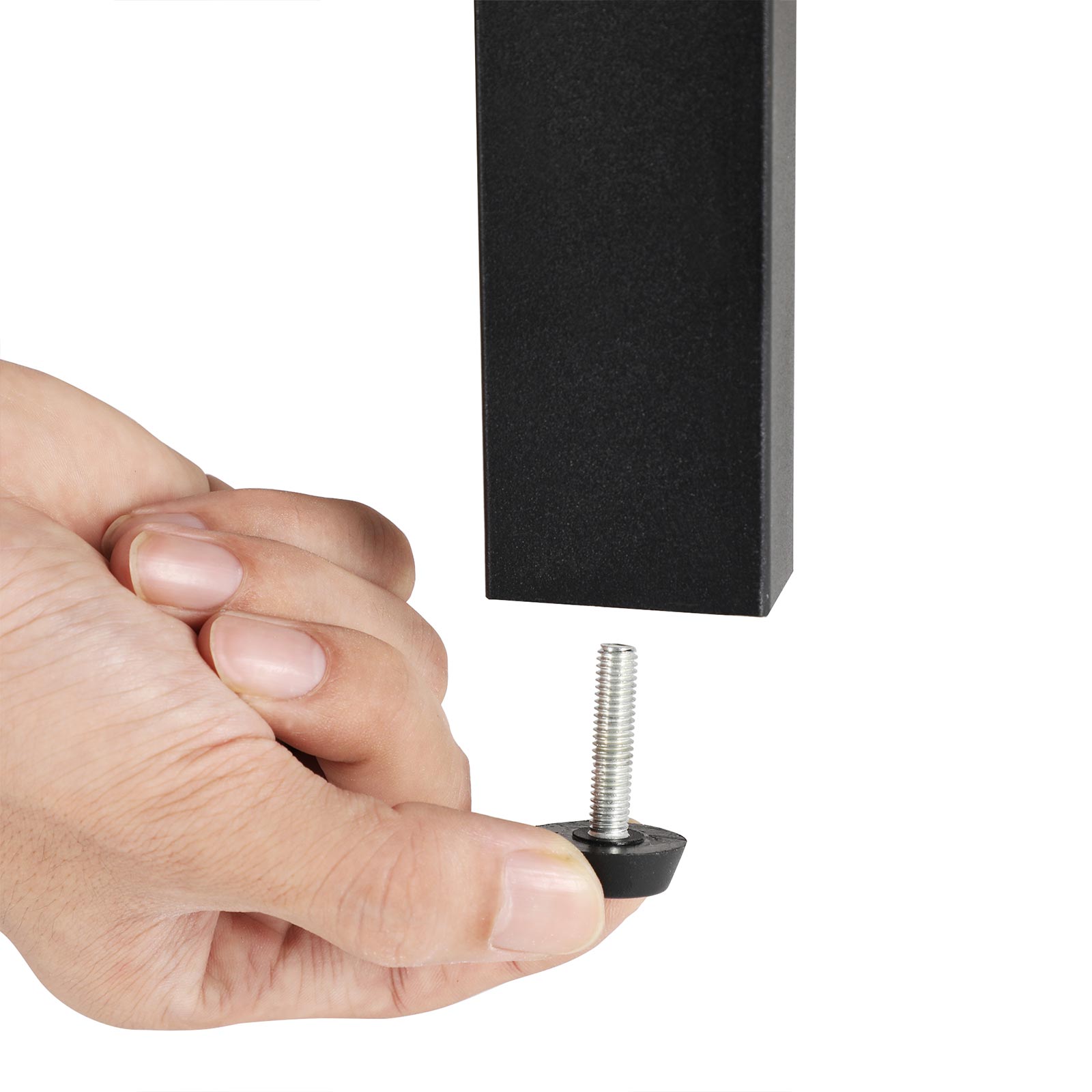 Eckschrank - Eckbrett - Industriedesign - Leiter Rack - Dunkelbraun