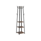 Coat Rack - Industrial Design - mit 3 Regalen - Vintage -Stil