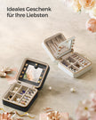 Schmuckschachtel-Mirror-PU-Deckungs-Gift-Ideen-Ink-Black