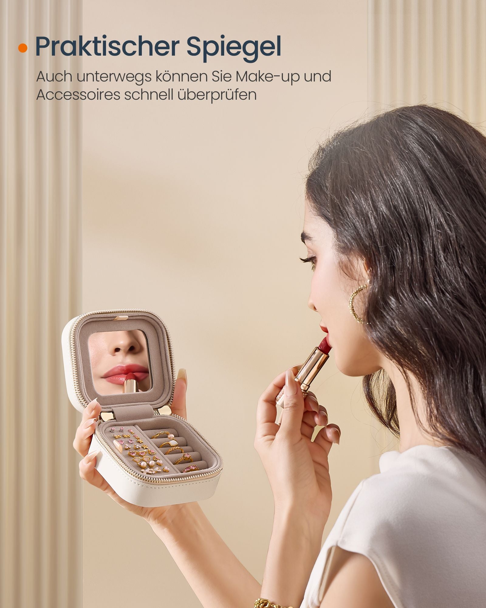 Songmics Home Anah Kollektion - Schmuckschachteln Wolk White