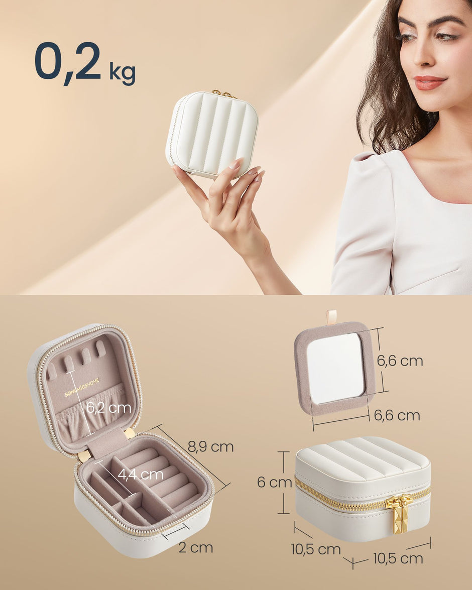 Songmics Home Anah Kollektion - Schmuckschachteln Wolk White