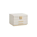 Songmics Home Anah Collection - Schmuckschachteln mit Mirror 3 Levels Wolkwit