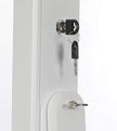Schmuckschrank-Mirror-Schrankleuchter-Locking-Locking-White