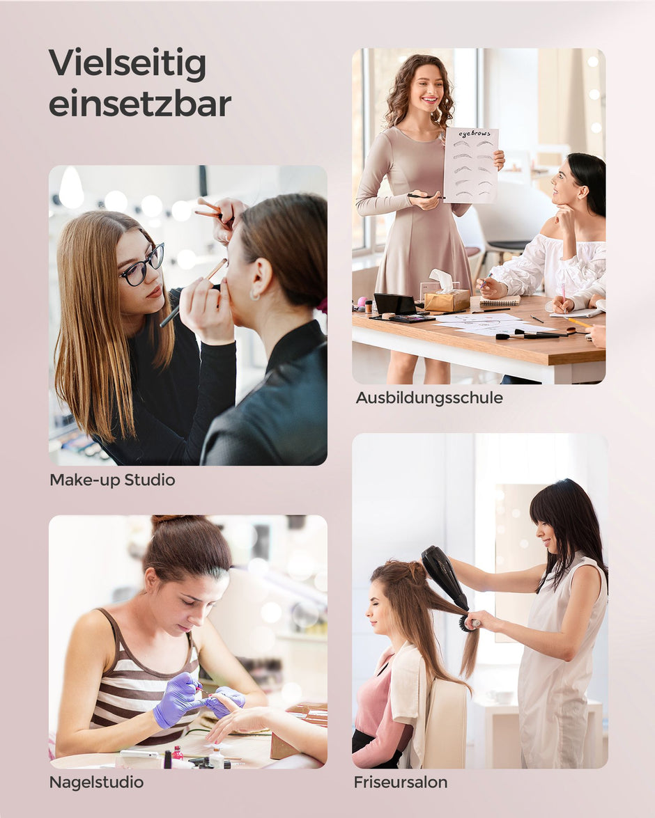 Kosmetischer Stamm-3-in-1-Make-up-Fallpastel rosa