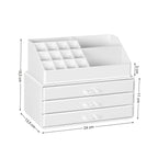 Make-up-Organisator-weißes Acryl