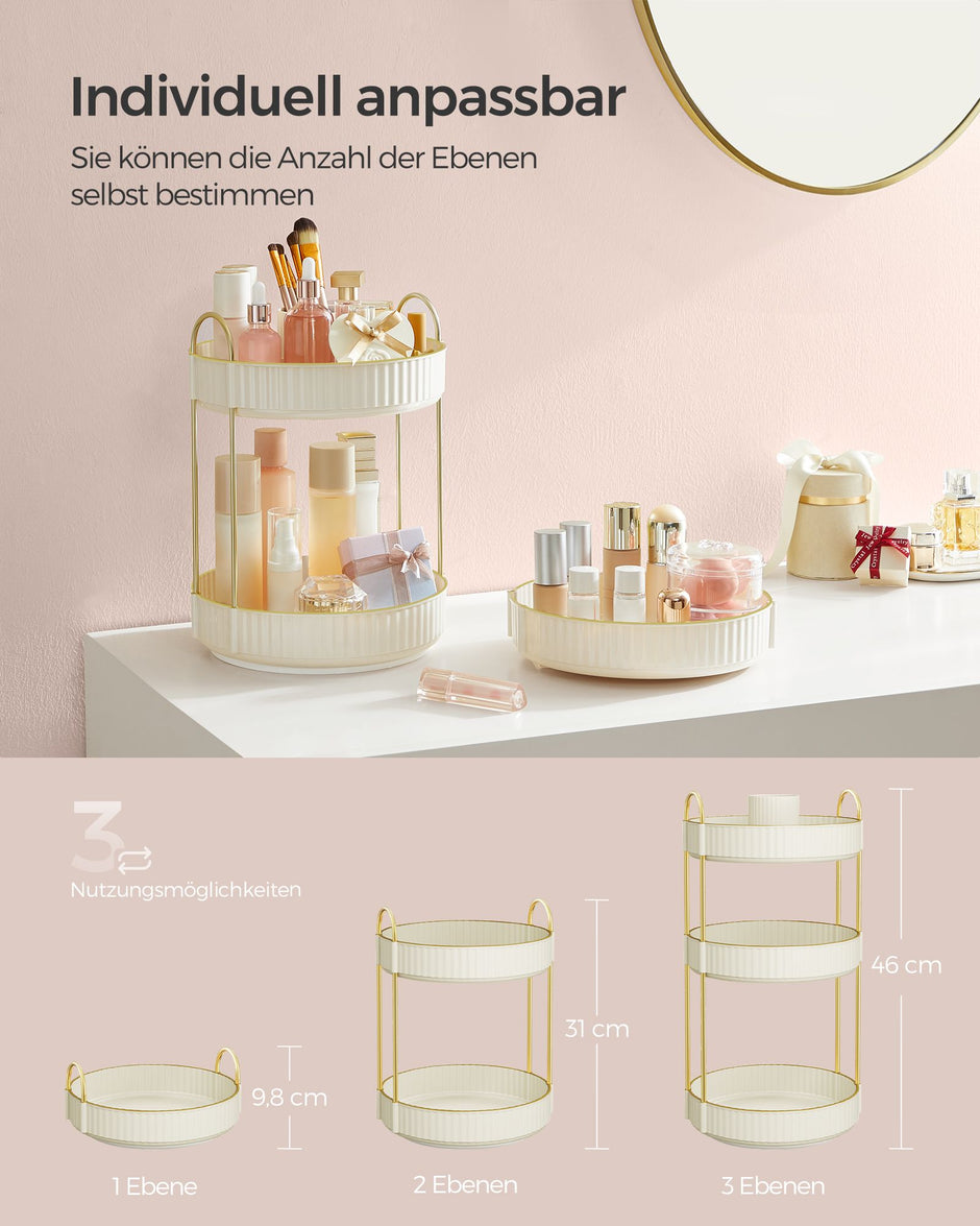 Make-up Organizer-rotierende Gift-Ideen-Wolkwit
