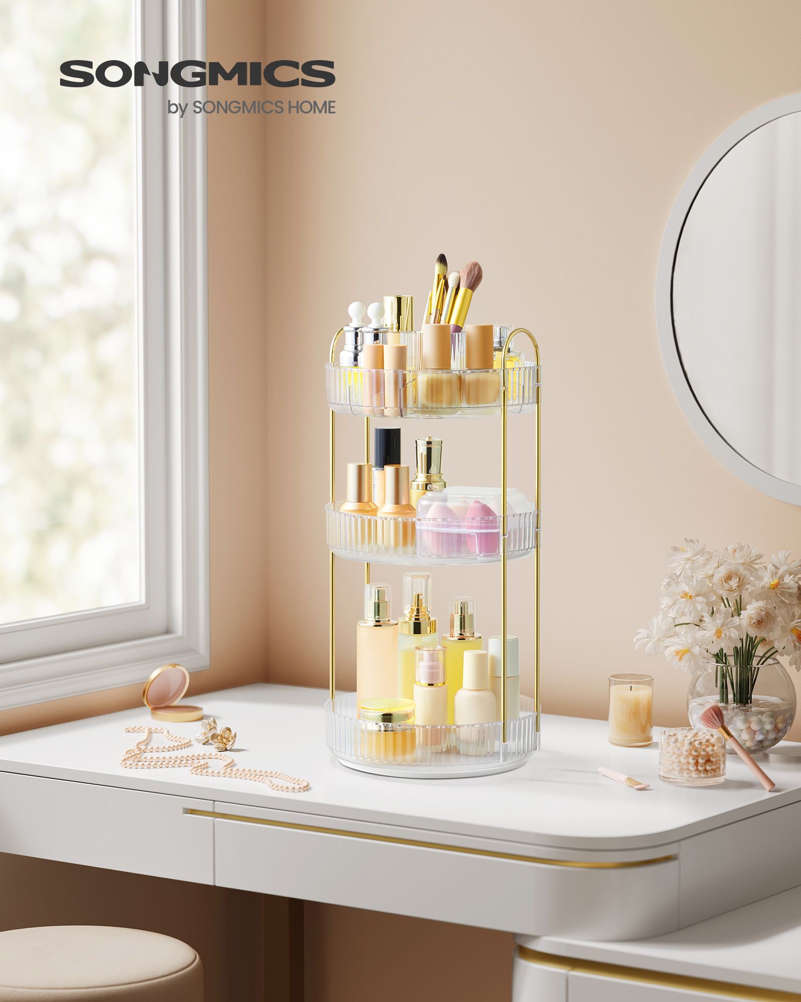 Make-up Organizer-3 Level-Gift-Ideentransparent