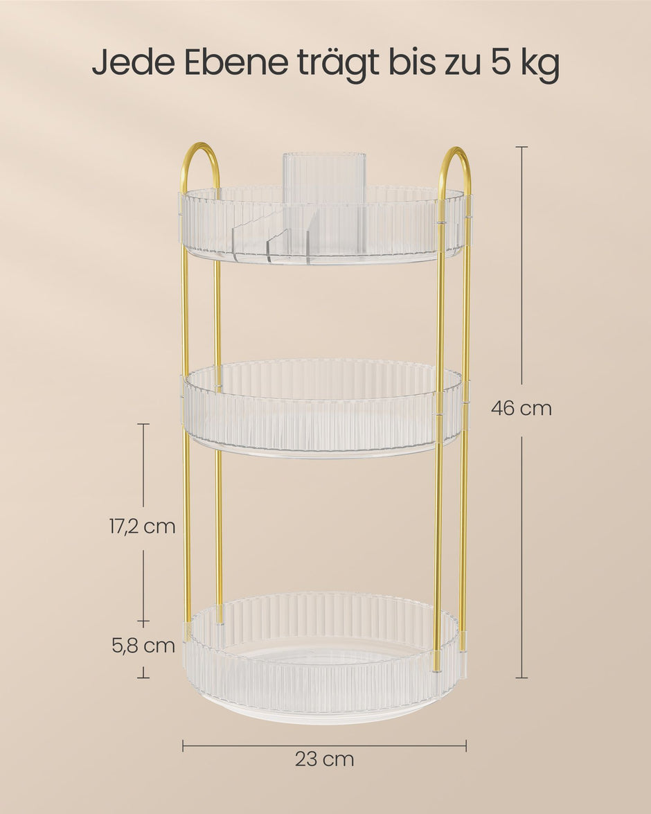 Make-up Organizer-3 Level-Gift-Ideentransparent