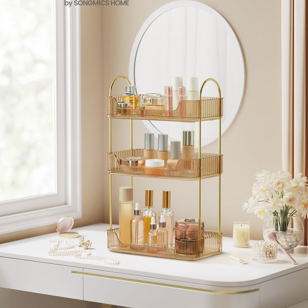 Make-up Organizer-Rektular-Gift-Ideenchampagne Gold