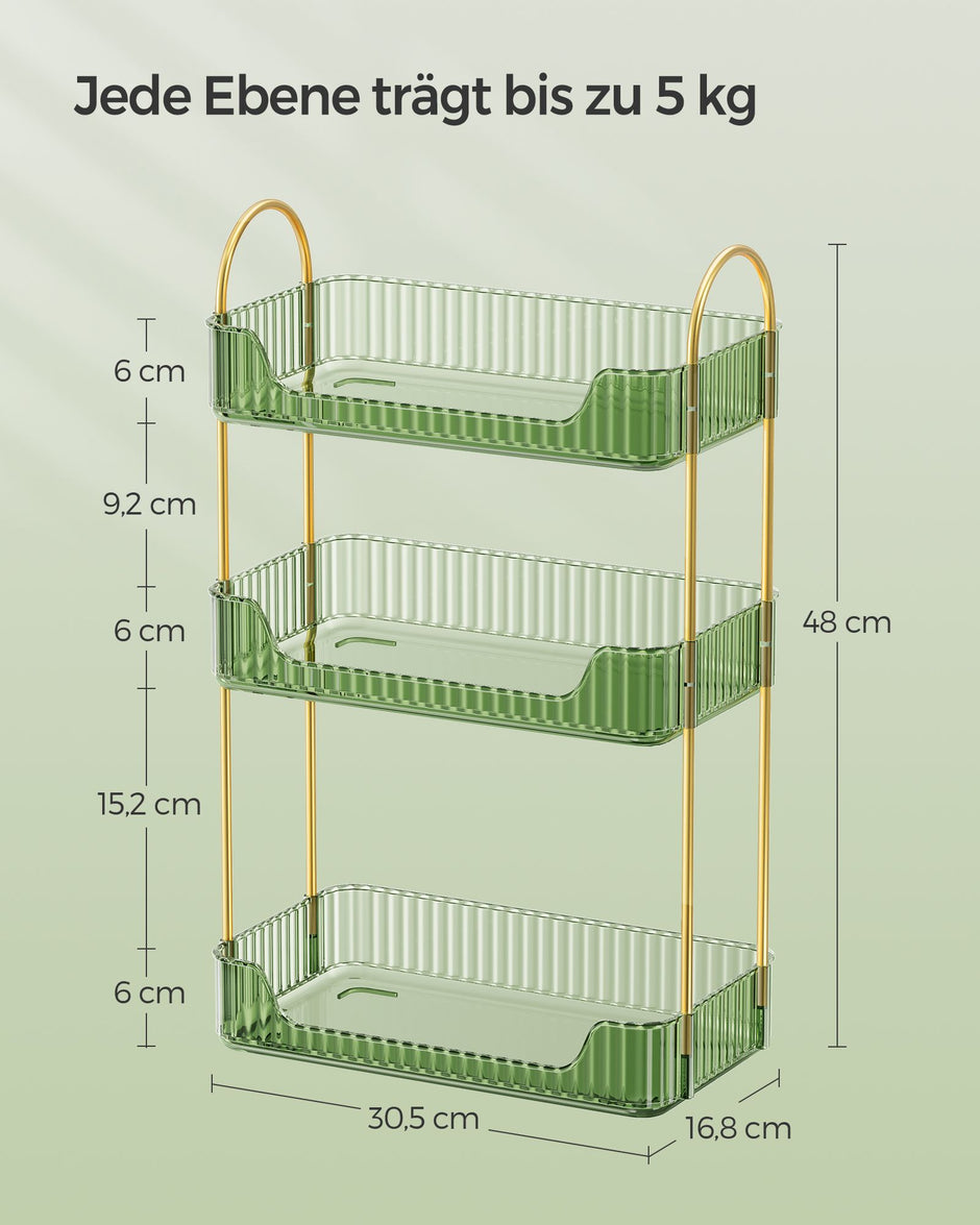 Make-up Organizer-for-Schminktisch-Gift-Ideenlichtgrün