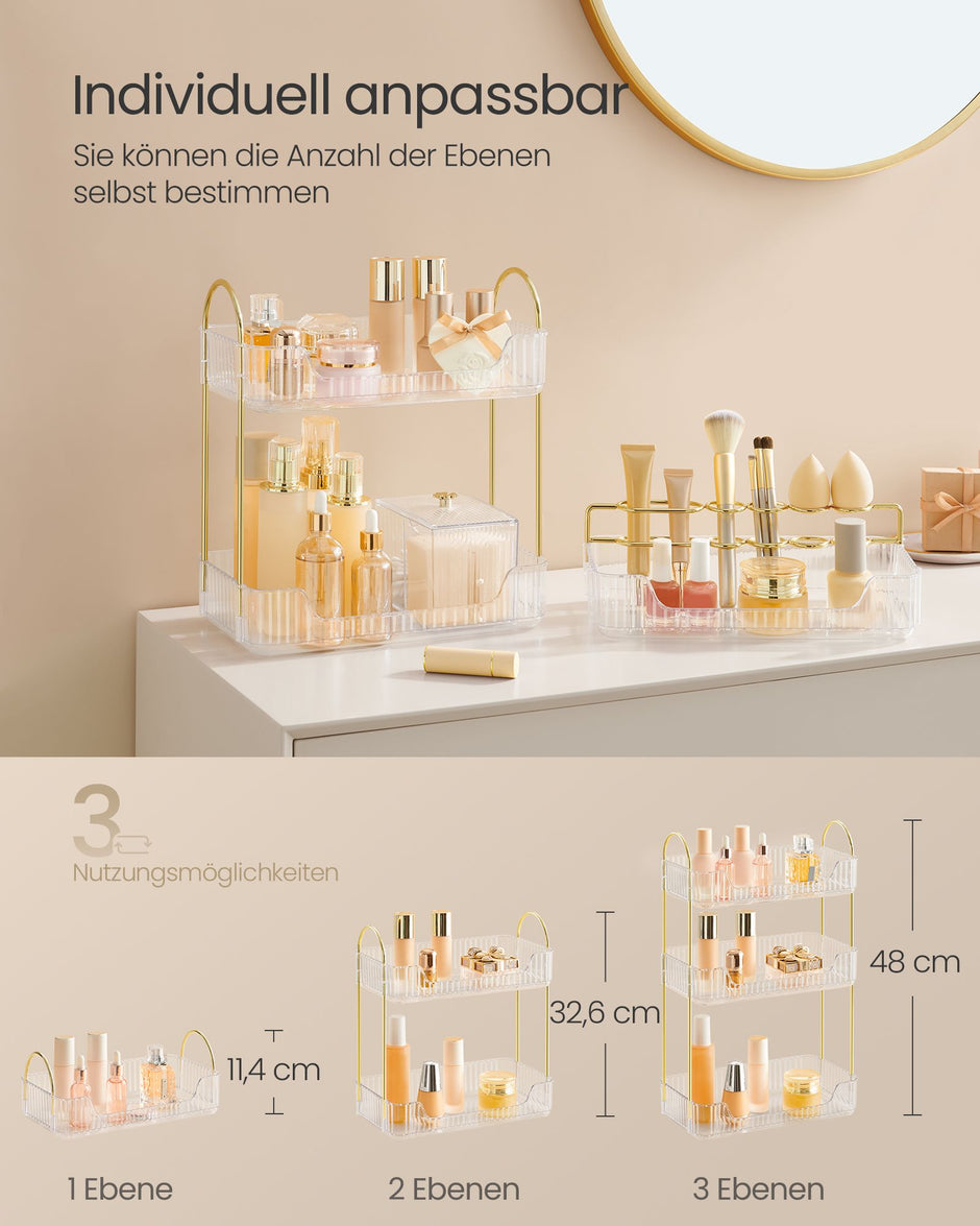 Rechteckige Make-up-Organisator-Gift-Ideenübertragung