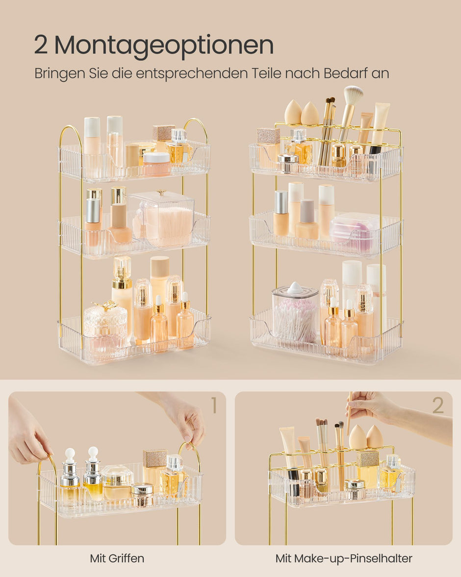 Rechteckige Make-up-Organisator-Gift-Ideenübertragung