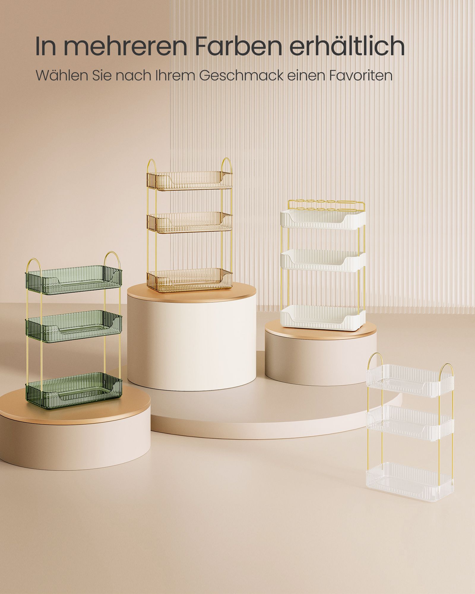 Rechteckige Make-up-Organisator-Gift-Ideenübertragung