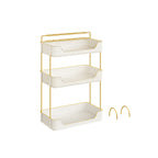 Rechteckige Make-up-Organizer-Gift-Ideen-Wolkwit