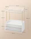 Make-up-Organizer 4 Stufen 20 x 32 x 39,1 cm, transparent