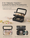 Make-up-Tasche mit Schmuckschachtel-Tintenschwarz