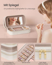 Make-up-Tasche mit Schmuckschachtel Wolk weiß